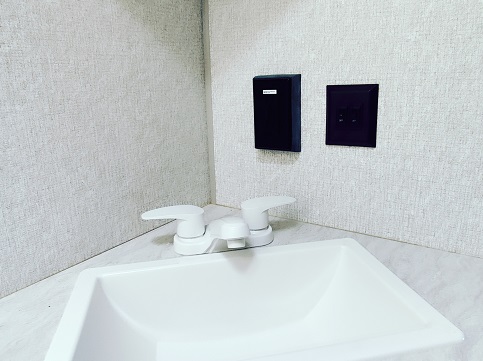 lavatory sink in RV bath